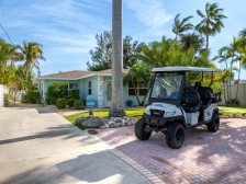 Golf Cart, Birds of Paradise by SeaBreeze Vacation