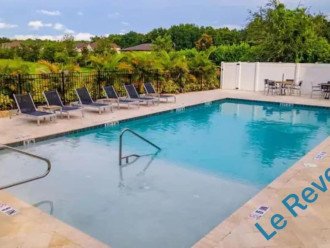 The Le Reve community pool is another place to relax and play.