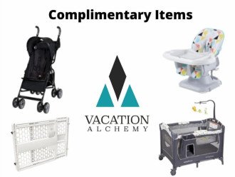 Stroller, Pack N Play, High Chair and Safety Gate free to use