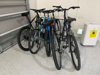 5 Bikes for your use!