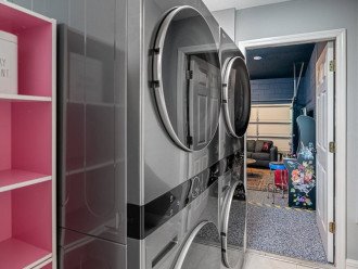 Two Large Capacity Laundry Towers
