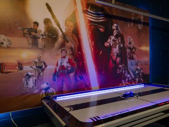 Star Wars Movie and Game Room
