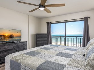 Master Bedroom has a King Bed, and stunning views!