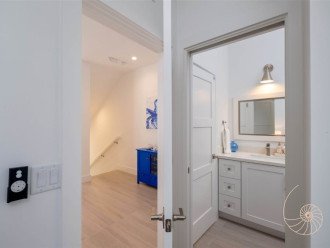 Pocket Door from Guest Bedroom 1 to Second Floor Full Bath