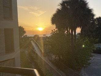 Sunset view from my condo balcony