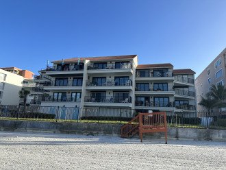 View of building from beach