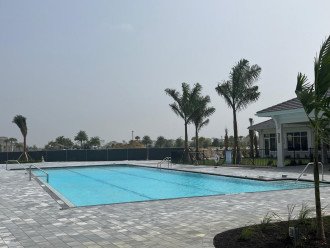 Lap pool by resort pool