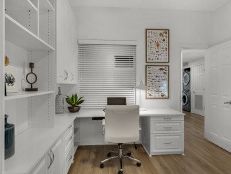 Office connects both sides of the condo - from the master suite area to the rest