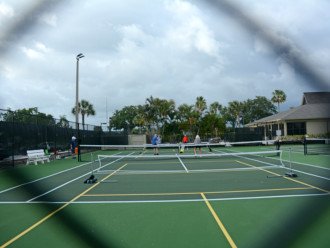Tennis courts, also easy walking distance