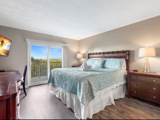 Master bedroom with views of the waterway