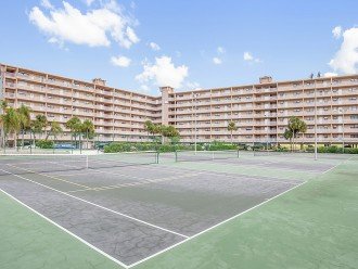 Four tennis courts for your use