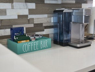 Two coffee machines in the kitchen