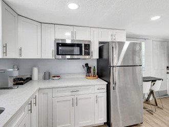 Large kitchen with all appliances