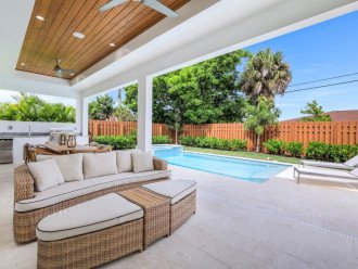 Naples Park - (HOME NP775) - Outside oasis with pool, jacuzzi, kitchen #21