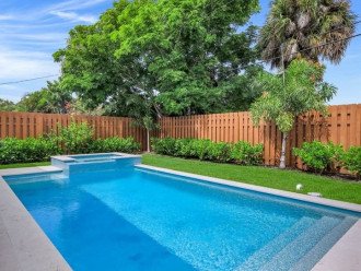 Naples Park - (HOME NP775) - Outside oasis with pool, jacuzzi, kitchen #36