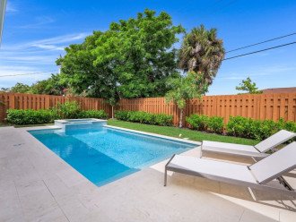 Naples Park - (HOME NP775) - Outside oasis with pool, jacuzzi, kitchen #22