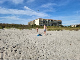 A little beach volleyball without a net