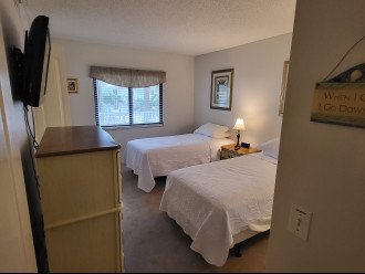 Your 2nd bedroom with twin beds that could be rolled together if you prefer