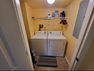 Laundry & utility room, you can close the door for quiet enjoyment of your home