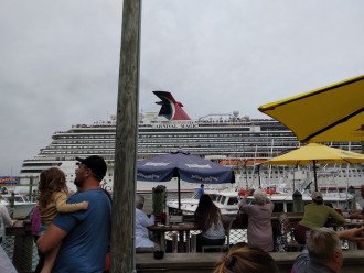The largest ships in the world dock in Port Canaveral, plus live entertainment