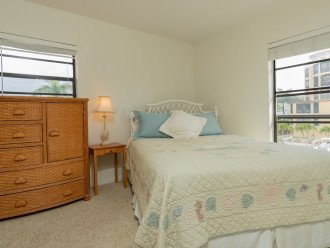 The Marco Queen, waterfront bedroom with closet