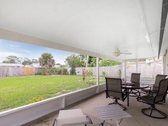 Large lanai perfect for sipping coffee and enjoying the morning sun
