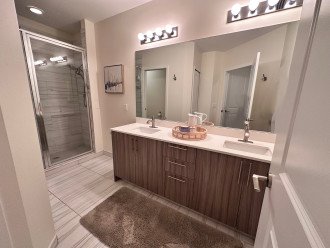 Master Bath - his/hers sinks, big shower and private toilet