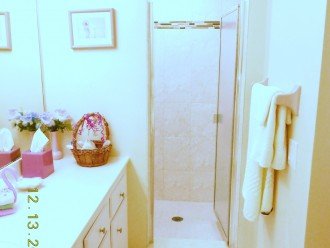 second bathroom vanity/shower newly renovated