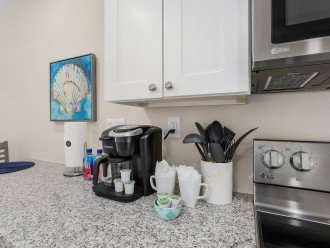 Your Keurig coffee station, ready to deliver deliciousness daily!