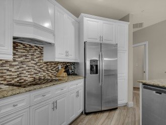 Kitchen with Side by Side Fridge