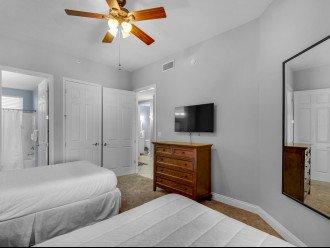Guest Bedroom with Flat Screen TV