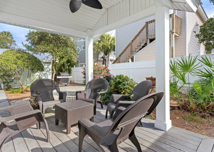 Back Yard and Outdoor Gathering Area
