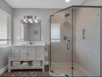 Primary bathroom with walk-in shower