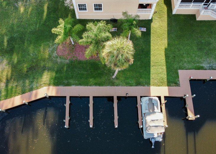 Marina is located directly behind the house. Our dock is #12 to the left of the house.