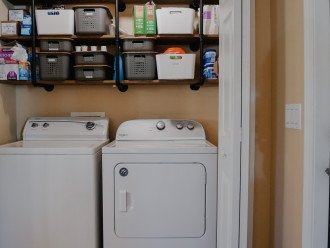 Laundry room and supplies