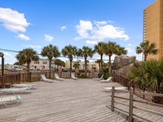 Enjoy the quiet west end of PCB at the Seabreeze condo at Portside #47