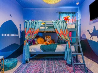 Aladdin twin over twin bunk beds