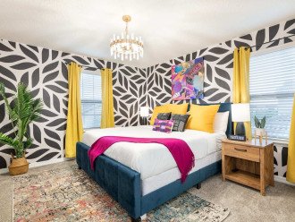 Beautifully designed rooms with 5 King Size Beds + 2 themed rooms