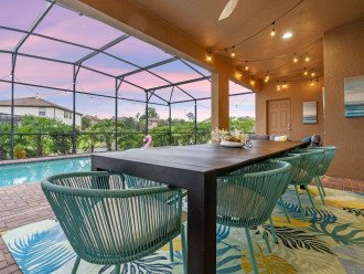 Your own private patio and pool is perfect after a long day at the theme park.