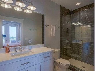Modern bathrooms in this 2016 built home.