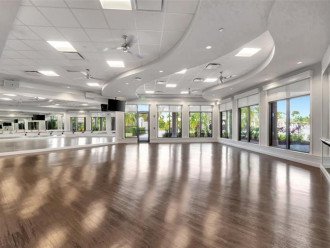 Multipurpose room for aerobics and group exercises