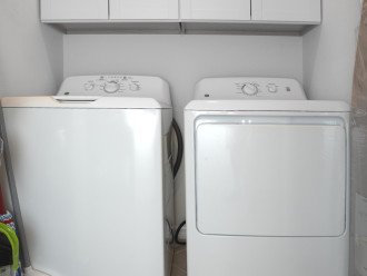 Laundry and Dryer in the unit to your convenience