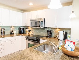 Stainless appliances and Granite countertops.