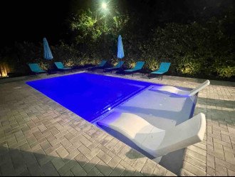 At night time the pool comes to life with the LED lighting, creating a beautiful night swimming ambiance for good times and fun times!