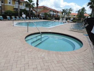 Resort pool and jacussi