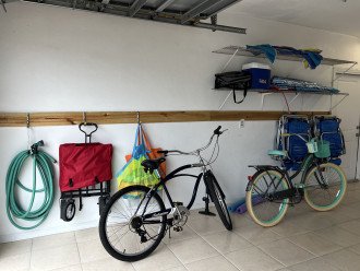 Two Bikes and all beach supplies