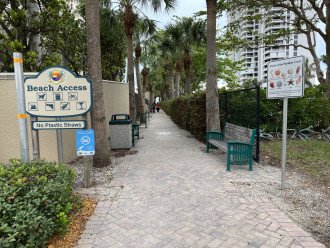 Public entrance to the beach