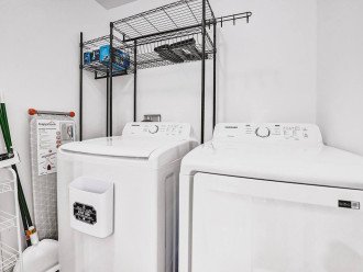 You will be pleased to know that you also will have full access to a washer and dryer throughout your stay, keeping your clothes smelling fresh!