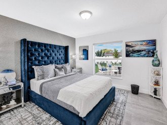 Moving on into bedroom number 2, with a stunning queen sized bed and a large headboard adding extra comfort and style to the room. Each room is just as comfortable as the next!