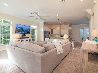 This open concept family room allows everyone to be together!